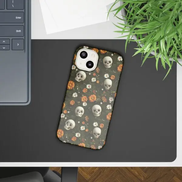 Autumn Requiem Mossy Autumn Skull Slim Phone Case for iPhone and Samsung - Image 21