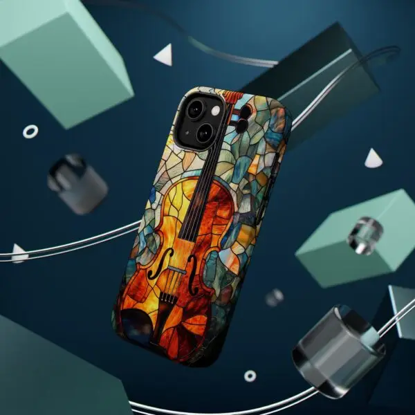 Virtuoso Stained Glass Violin Magnetic Tough Case for iPhone and Samsung - Image 6