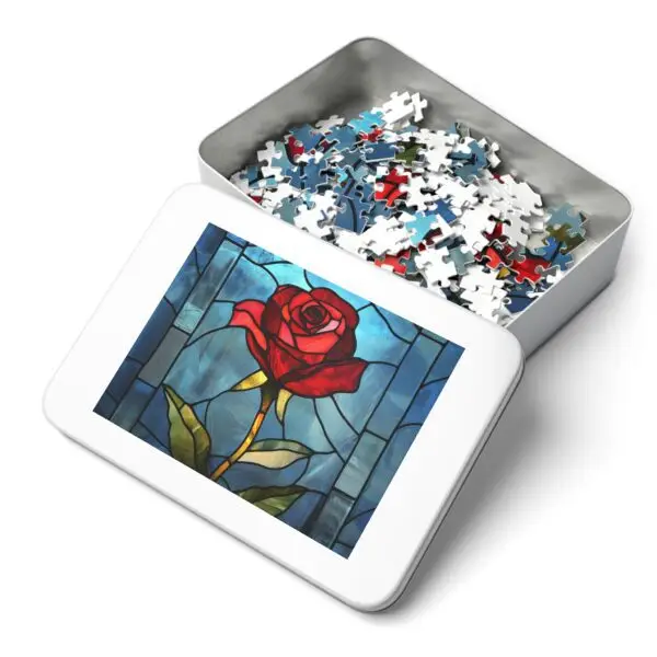 Enchanted Rose Beauty and Beast Jigsaw Puzzle (30, 110, 252, 500,1000-Piece) - Image 6