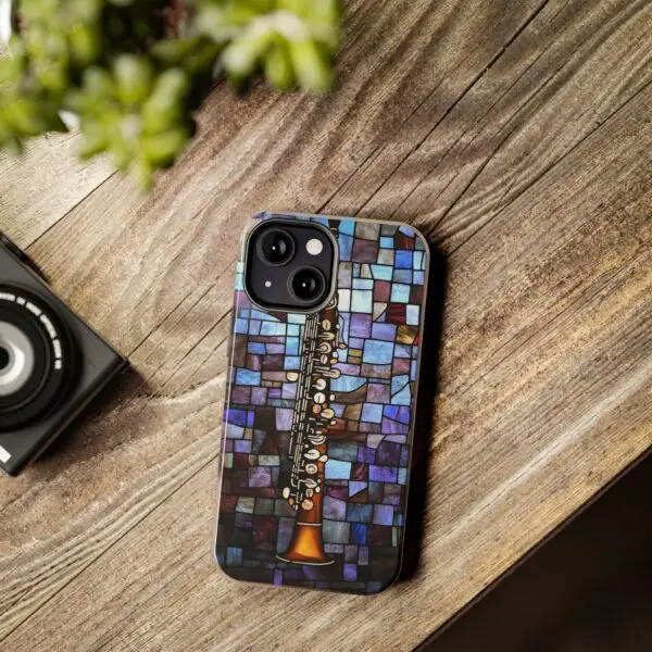 Symphony of Light Clarinet Tough Phone Case for iPhone and Samsung - Image 70