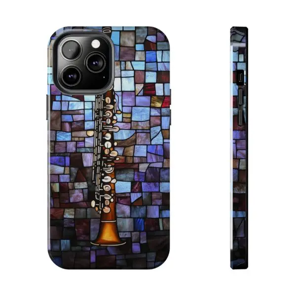 Symphony of Light Clarinet Tough Phone Case for iPhone and Samsung - Image 77