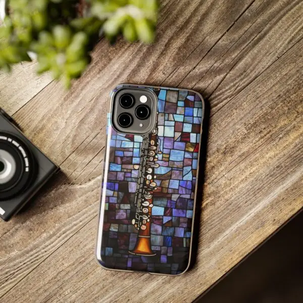 Symphony of Light Clarinet Tough Phone Case for iPhone and Samsung - Image 28
