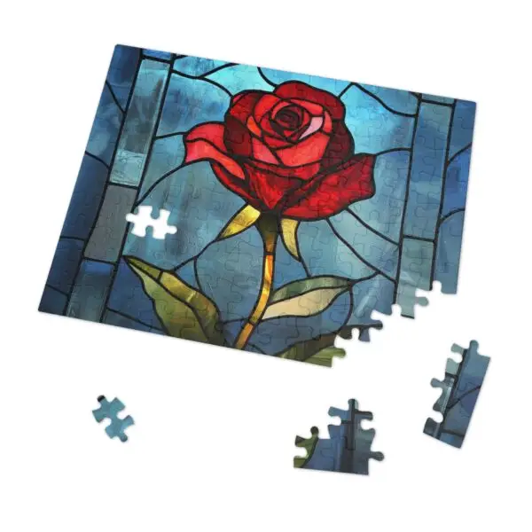 Enchanted Rose Beauty and Beast Jigsaw Puzzle (30, 110, 252, 500,1000-Piece) - Image 14