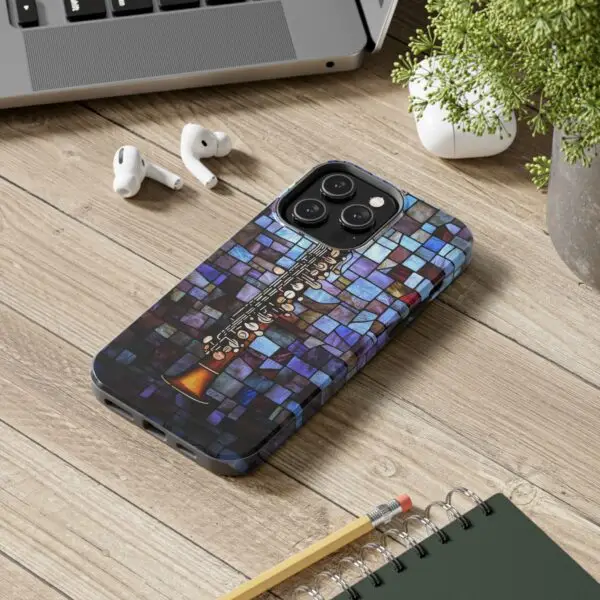 Symphony of Light Clarinet Tough Phone Case for iPhone and Samsung - Image 88