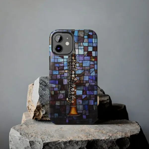 Symphony of Light Clarinet Tough Phone Case for iPhone and Samsung - Image 39