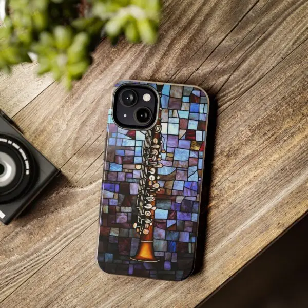 Symphony of Light Clarinet Tough Phone Case for iPhone and Samsung - Image 64