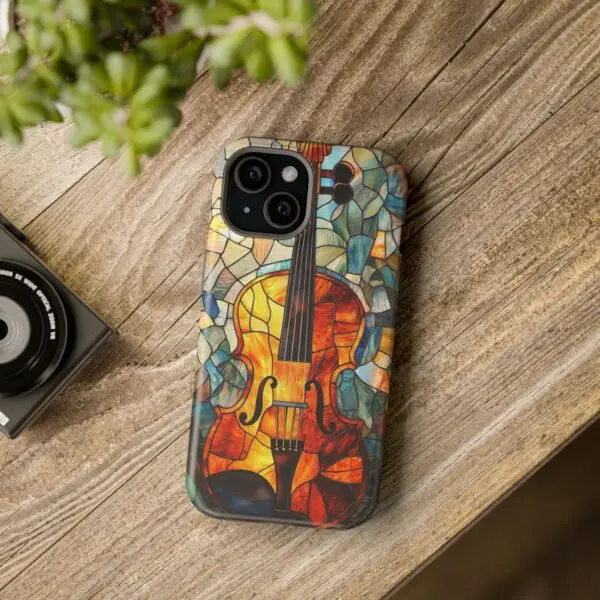 Virtuoso Stained Glass Violin Magnetic Tough Case for iPhone and Samsung - Image 86