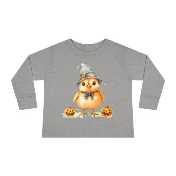 Tiny Witch Chick Toddler Long Sleeve Halloween Tee - Image 5