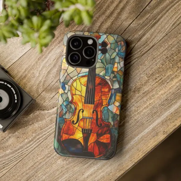 Virtuoso Stained Glass Violin Magnetic Tough Case for iPhone and Samsung - Image 116