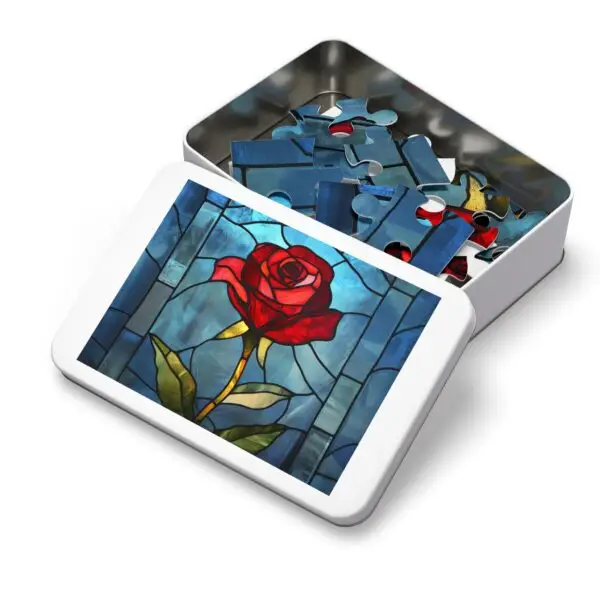 Enchanted Rose Beauty and Beast Jigsaw Puzzle (30, 110, 252, 500,1000-Piece) - Image 12