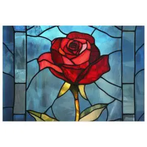 Enchanted Rose Beauty and Beast Jigsaw Puzzle (30, 110, 252, 500,1000-Piece)