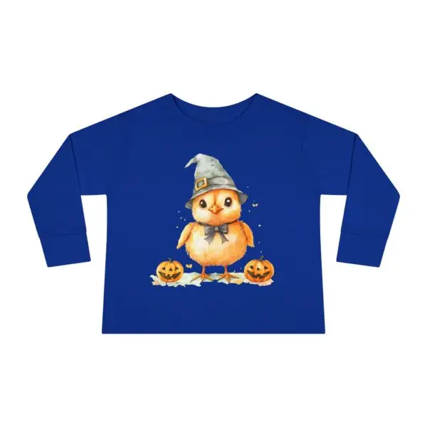 Tiny Witch Chick Toddler Long Sleeve Halloween Tee - Image 13
