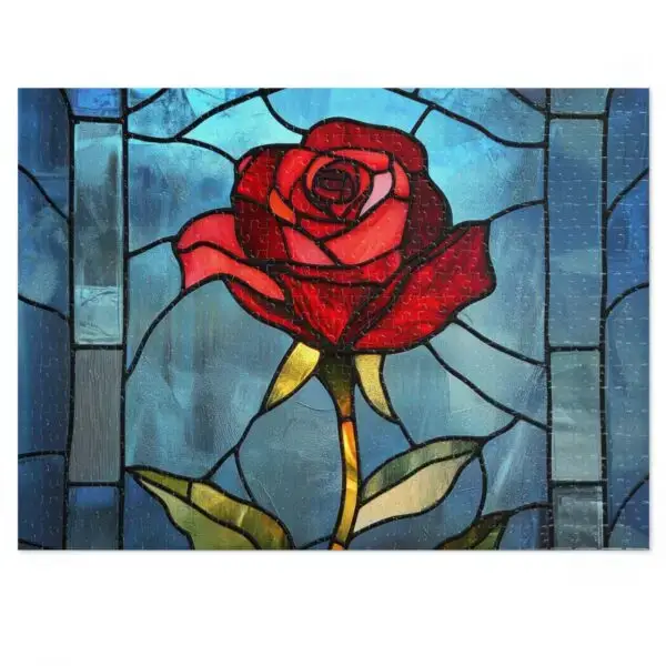 Enchanted Rose Beauty and Beast Jigsaw Puzzle (30, 110, 252, 500,1000-Piece) - Image 7