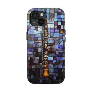 Symphony of Light Clarinet Tough Phone Case for iPhone and Samsung