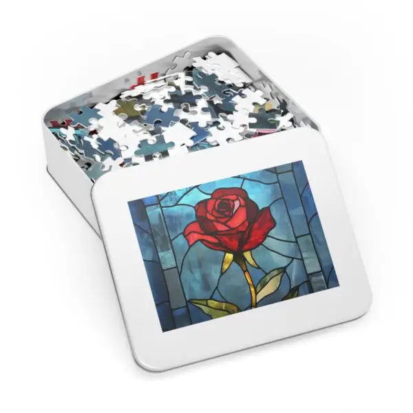 Enchanted Rose Beauty and Beast Jigsaw Puzzle (30, 110, 252, 500,1000-Piece) - Image 9