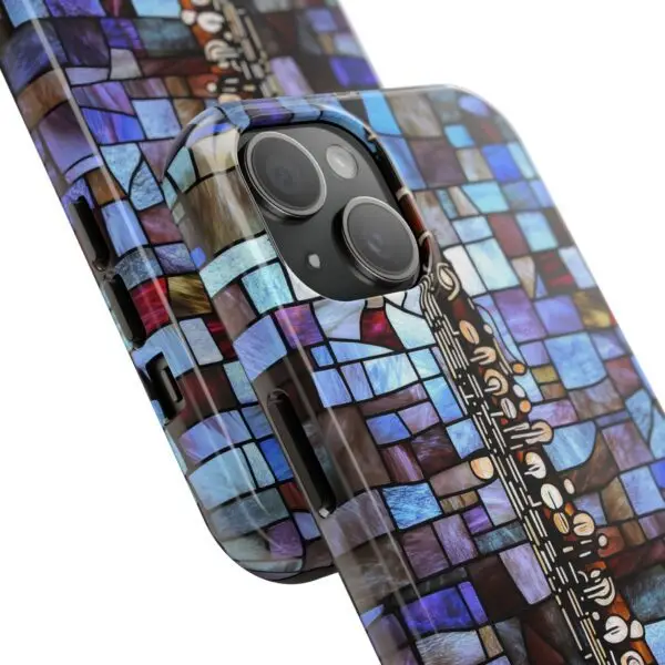 Symphony of Light Clarinet Tough Phone Case for iPhone and Samsung - Image 2