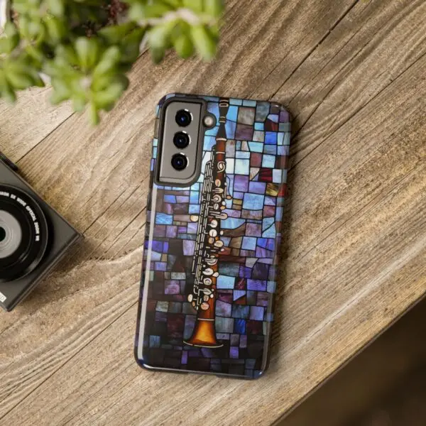 Symphony of Light Clarinet Tough Phone Case for iPhone and Samsung - Image 125