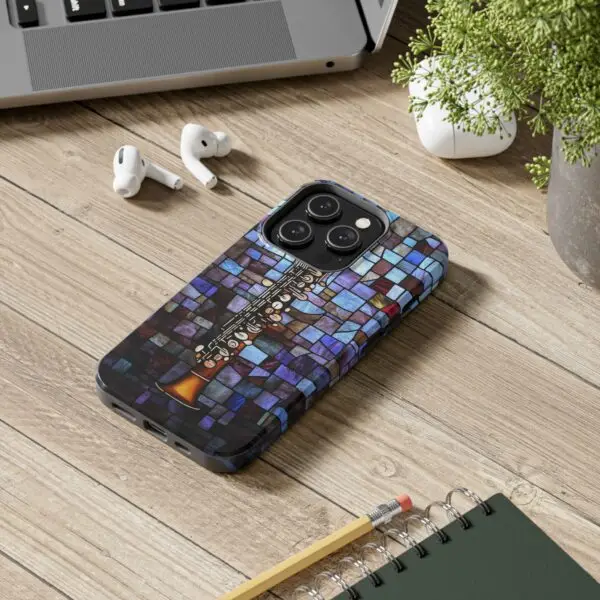 Symphony of Light Clarinet Tough Phone Case for iPhone and Samsung - Image 86