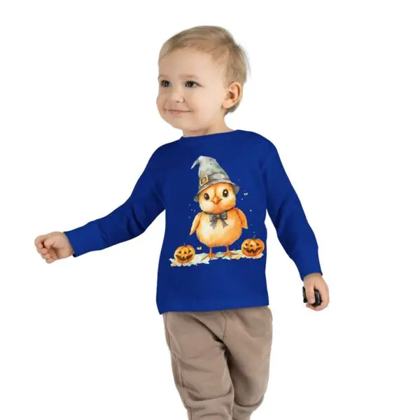 Tiny Witch Chick Toddler Long Sleeve Halloween Tee - Image 15