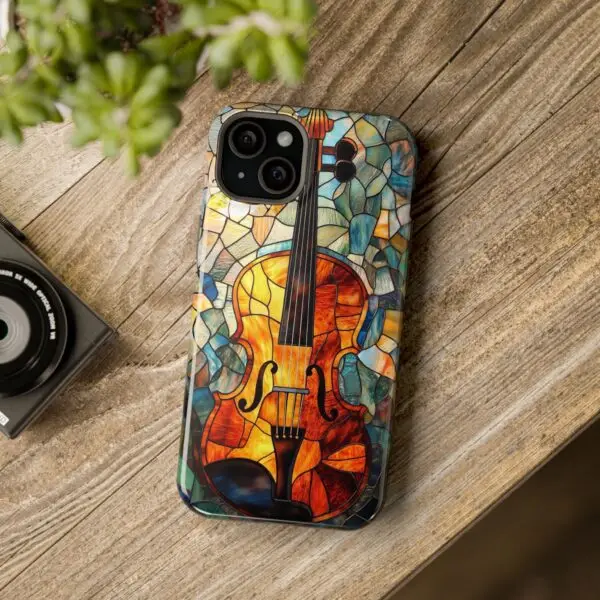 Virtuoso Stained Glass Violin Magnetic Tough Case for iPhone and Samsung - Image 101