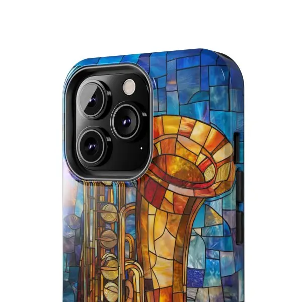Harmonic Hues Tuba Tough Phone Case for iPhone and Samsung - Image 74