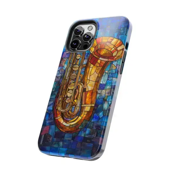 Harmonic Hues Tuba Tough Phone Case for iPhone and Samsung - Image 55