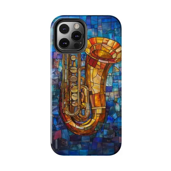 Harmonic Hues Tuba Tough Phone Case for iPhone and Samsung - Image 48
