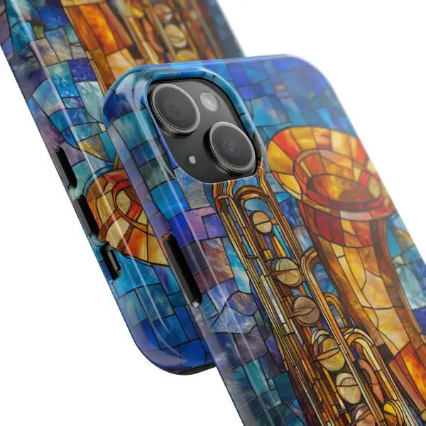 Harmonic Hues Tuba Tough Phone Case for iPhone and Samsung - Image 97