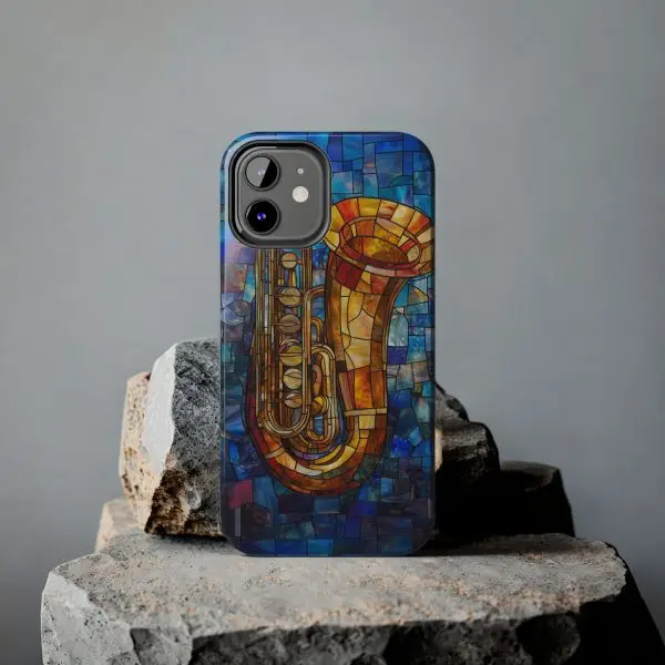 Harmonic Hues Tuba Tough Phone Case for iPhone and Samsung - Image 39