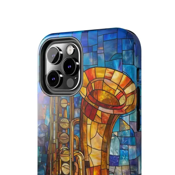 Harmonic Hues Tuba Tough Phone Case for iPhone and Samsung - Image 50