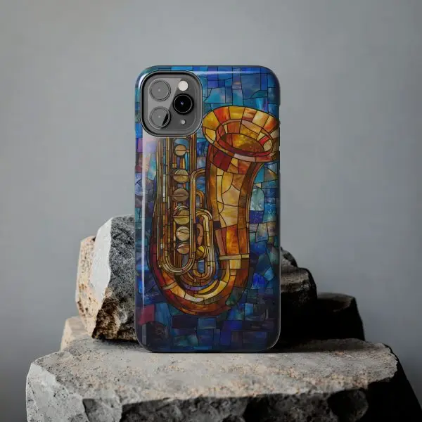 Harmonic Hues Tuba Tough Phone Case for iPhone and Samsung - Image 33