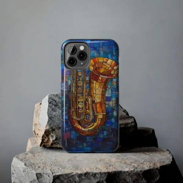 Harmonic Hues Tuba Tough Phone Case for iPhone and Samsung - Image 27