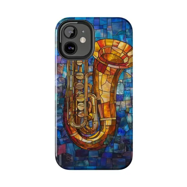 Harmonic Hues Tuba Tough Phone Case for iPhone and Samsung - Image 42