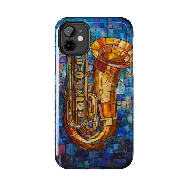 Harmonic Hues Tuba Tough Phone Case for iPhone and Samsung - Image 18