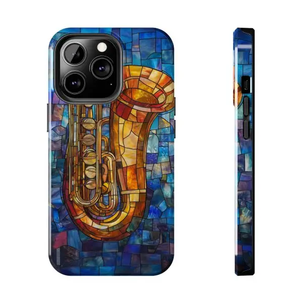 Harmonic Hues Tuba Tough Phone Case for iPhone and Samsung - Image 71
