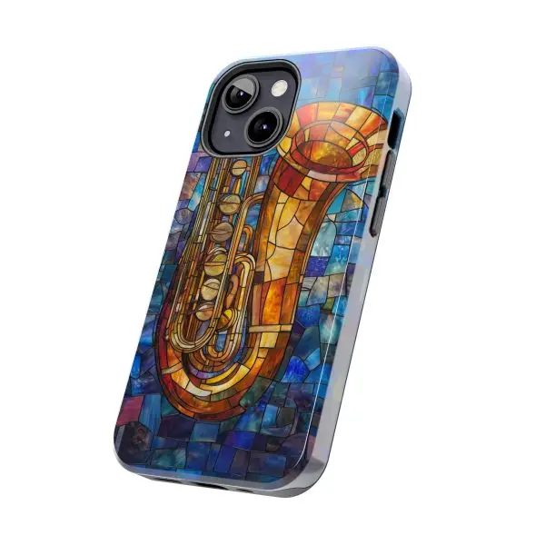 Harmonic Hues Tuba Tough Phone Case for iPhone and Samsung - Image 67