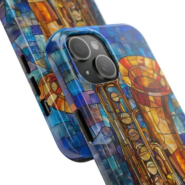 Harmonic Hues Tuba Tough Phone Case for iPhone and Samsung - Image 2