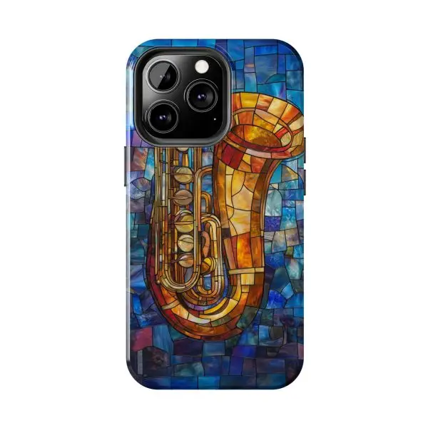 Harmonic Hues Tuba Tough Phone Case for iPhone and Samsung - Image 72