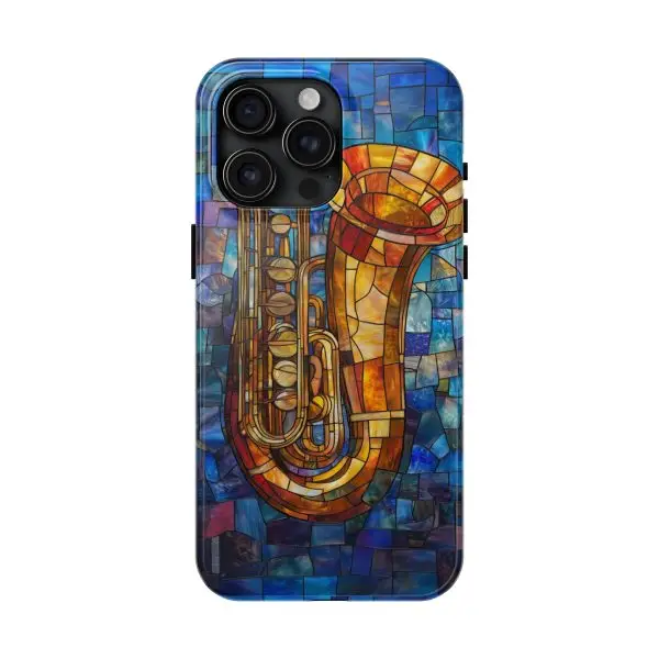 Harmonic Hues Tuba Tough Phone Case for iPhone and Samsung - Image 101