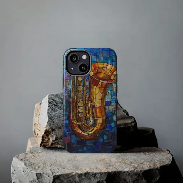 Harmonic Hues Tuba Tough Phone Case for iPhone and Samsung - Image 69