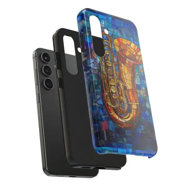 Harmonic Hues Tuba Tough Phone Case for iPhone and Samsung - Image 109