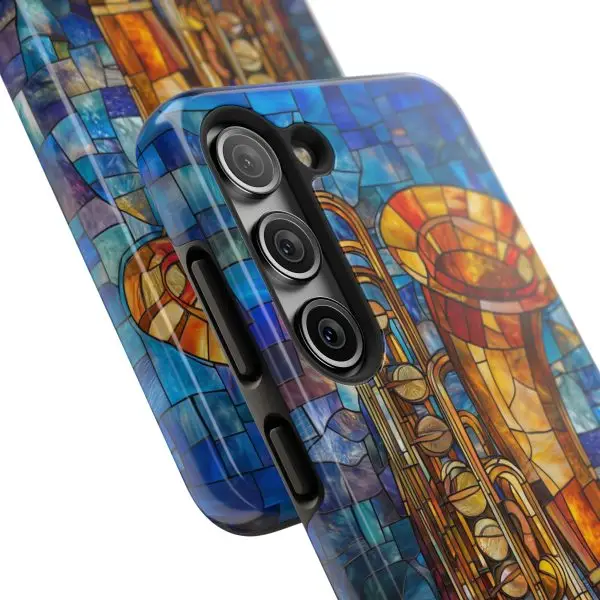 Harmonic Hues Tuba Tough Phone Case for iPhone and Samsung - Image 112