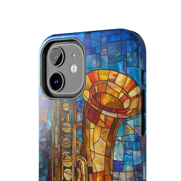 Harmonic Hues Tuba Tough Phone Case for iPhone and Samsung - Image 38
