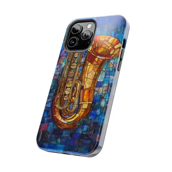 Harmonic Hues Tuba Tough Phone Case for iPhone and Samsung - Image 79