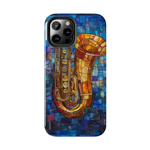 Harmonic Hues Tuba Tough Phone Case for iPhone and Samsung - Image 54