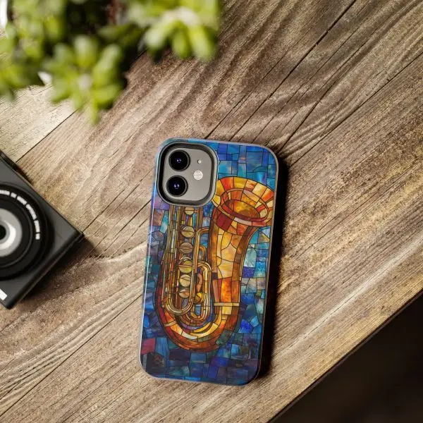 Harmonic Hues Tuba Tough Phone Case for iPhone and Samsung - Image 46