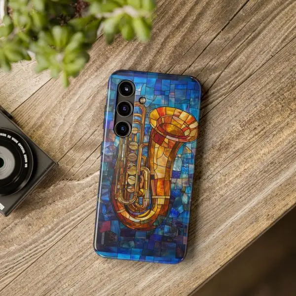 Harmonic Hues Tuba Tough Phone Case for iPhone and Samsung - Image 110