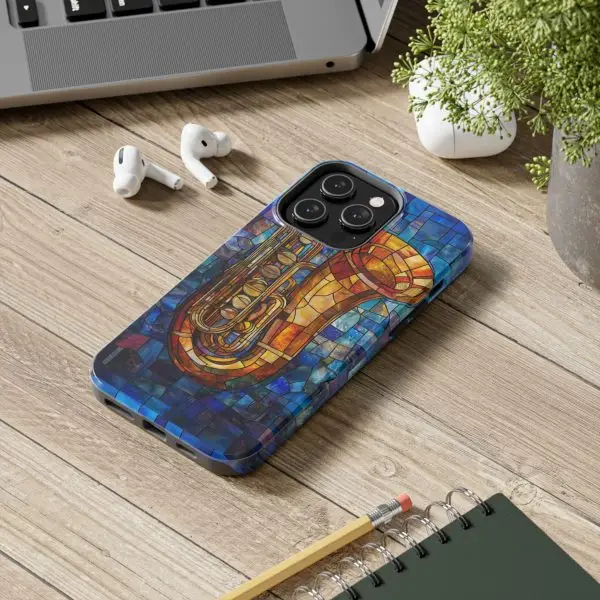 Harmonic Hues Tuba Tough Phone Case for iPhone and Samsung - Image 88