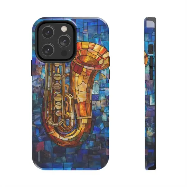 Harmonic Hues Tuba Tough Phone Case for iPhone and Samsung - Image 87