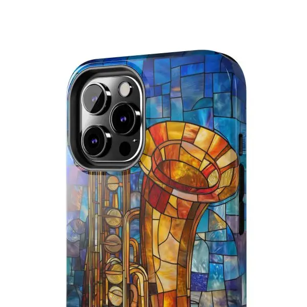 Harmonic Hues Tuba Tough Phone Case for iPhone and Samsung - Image 56